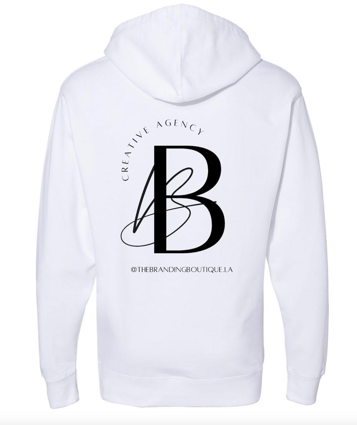 TBB - White Logo Heavyweight Hoodie