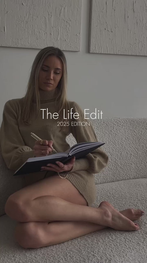 The Life Edit 2025 - Luxury Manifestation Planner & Daily Gratitude Journal [Monthly, Weekly, & Daily Planning - TWO 6-MONTH PLANNERS]